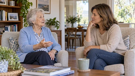 Elderly Parent Refuses Help Conversation